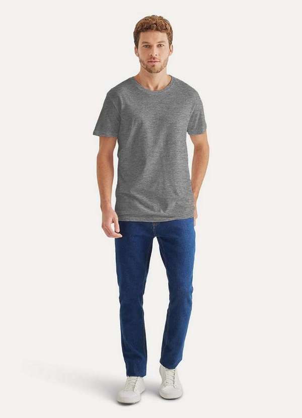 Reserva - Camiseta Básica Premium Reserva Mescla Chumbo 3