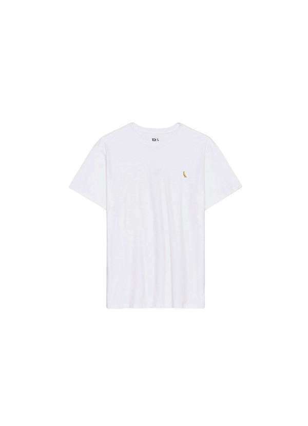 Reserva - Camiseta Bordado Pica Pau Ouro Reserva Branco