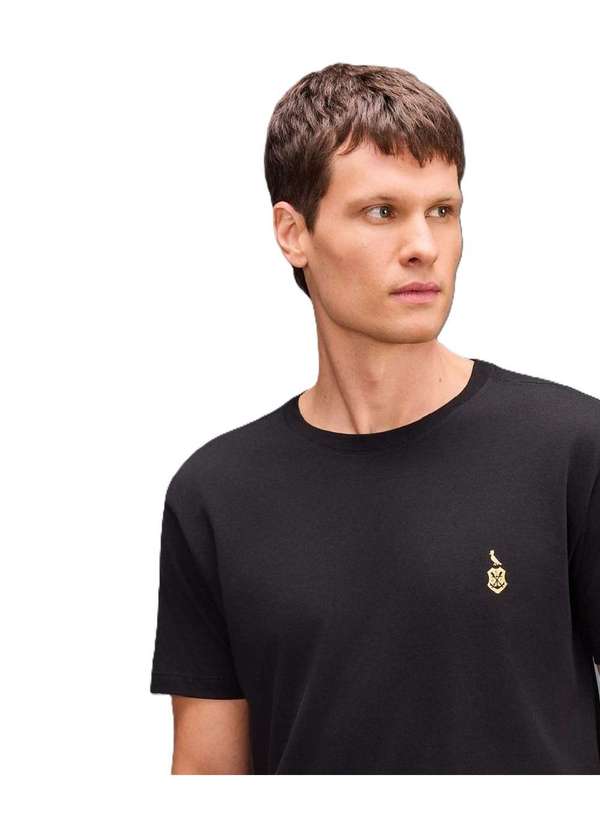 Reserva - Camiseta Brasao Gold Fla Reserva Preto 2