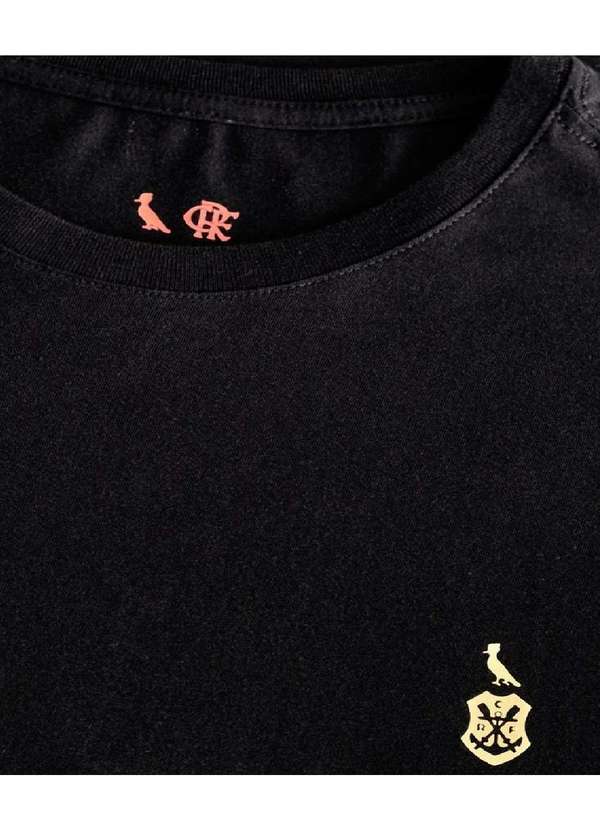 Reserva - Camiseta Brasao Gold Fla Reserva Preto 5