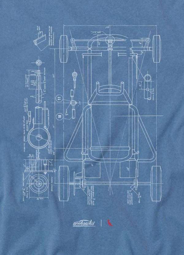 Reserva - Camiseta Cb Chassi Casual Conforto Reserva Azul Stoned 3