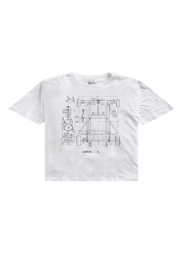 Reserva - Camiseta Cb Chassi Casual Conforto Reserva Branco 1