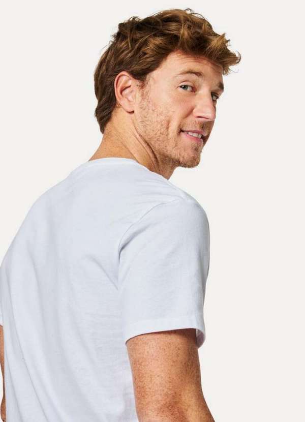 Reserva - Camiseta Cb Chassi Casual Conforto Reserva Branco 3