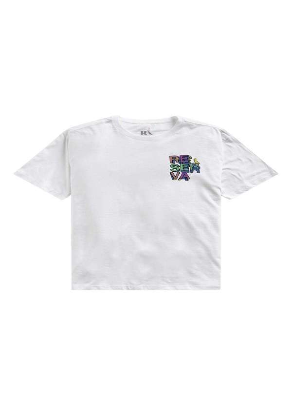 Reserva - Camiseta Colors Escudo Reserva Branco