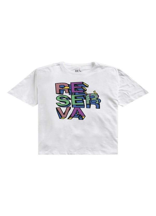Reserva - Camiseta Colors Estampa Reserva Branco