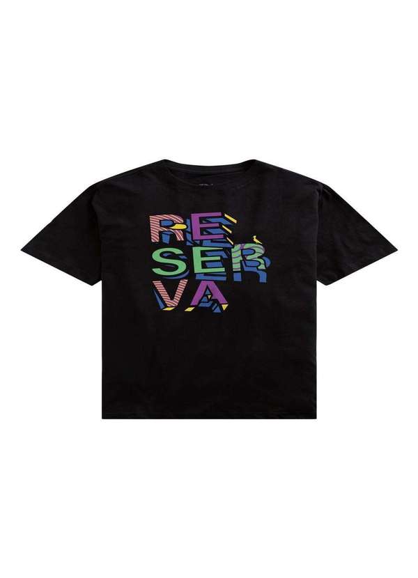 Reserva - Camiseta Colors Estampa Reserva Preto