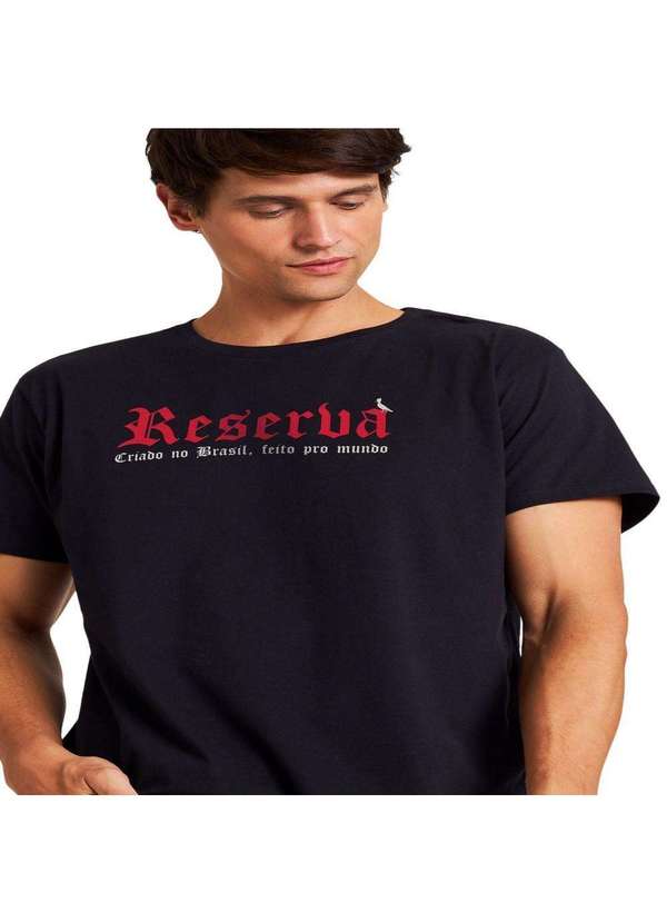 Reserva - Camiseta Criado no Brasil Reserva Preto 2