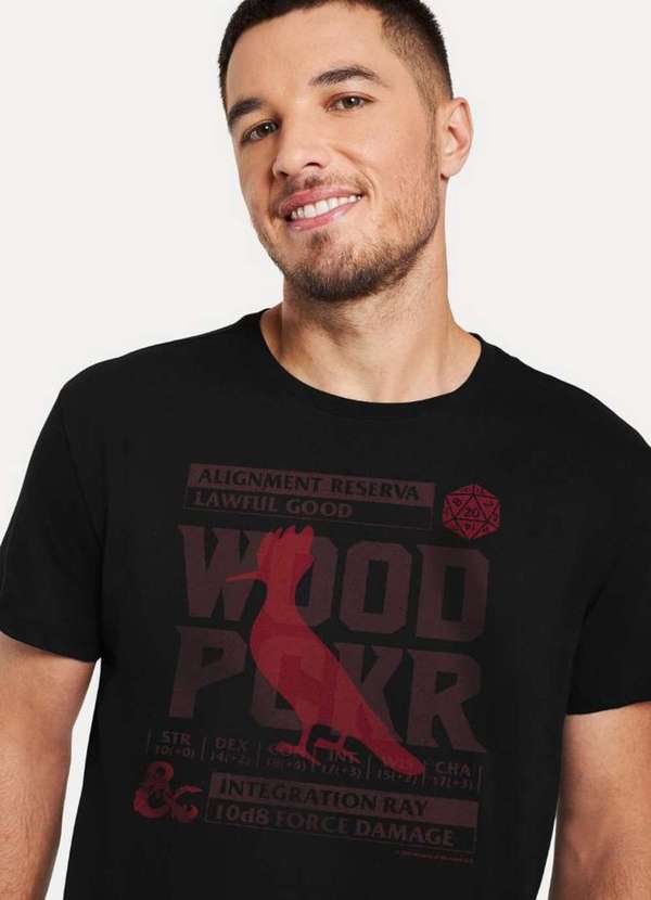 Reserva - Camiseta D D Wood Pckr Reserva Preto 3