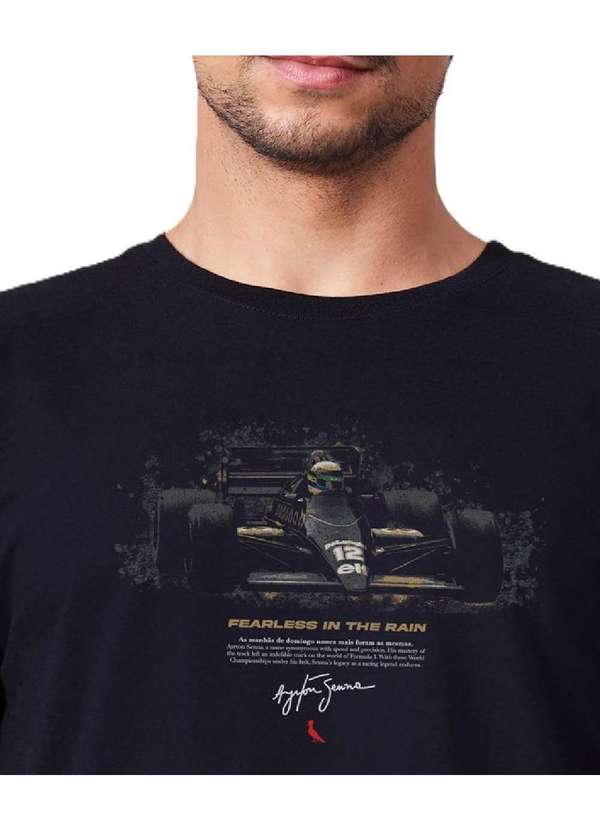 Reserva - Camiseta Est Fearless In The Rain Senna Reserva Preto 2