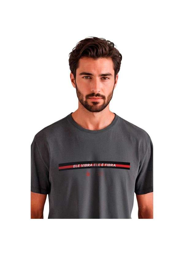 Reserva - Camiseta Est Flamengo Ele Vibra Reserva Cinza