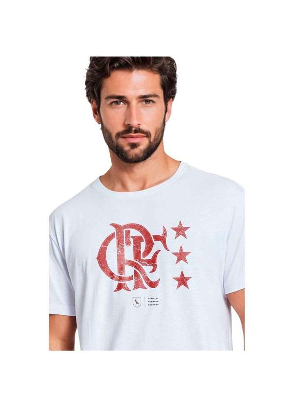 Reserva - Camiseta Est Flamengo Emblema Reserva Branco