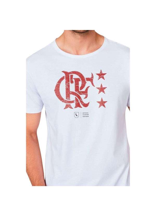 Reserva - Camiseta Est Flamengo Emblema Reserva Branco 2