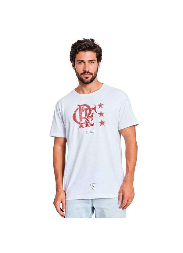 Reserva - Camiseta Est Flamengo Emblema Reserva Branco 3