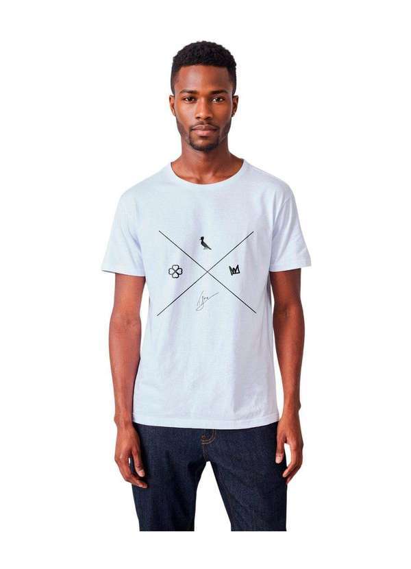 Reserva - Camiseta Est Thiaguinho Sintonia Perfeita Reserva Branco