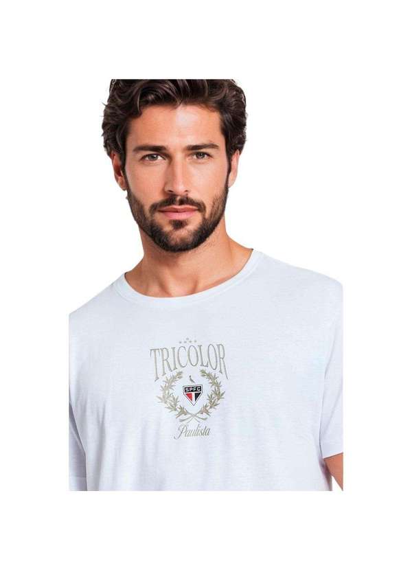 Reserva - Camiseta Est Tricolor Paulista Reserva Branco