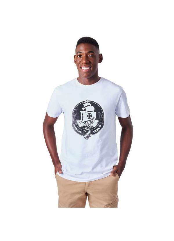 Reserva - Camiseta Estampada Brasão Vela Reserva Branco