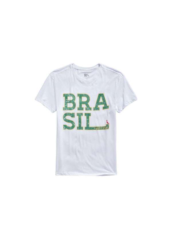 Reserva - Camiseta Estampada Brasil Reserva Branco