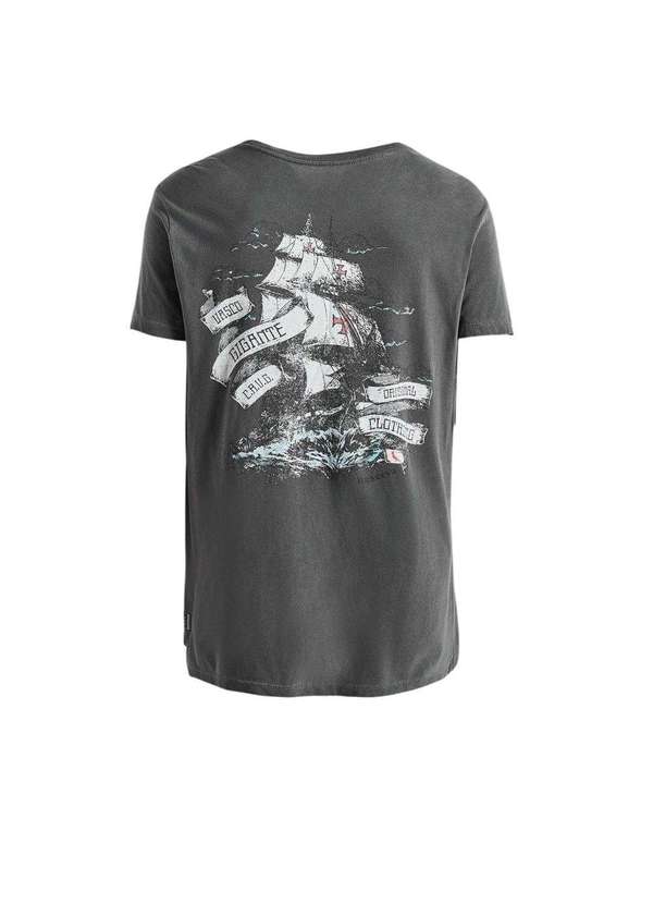 Reserva - Camiseta Estampada Caravela Vasco Reserva Preto Stoned 6