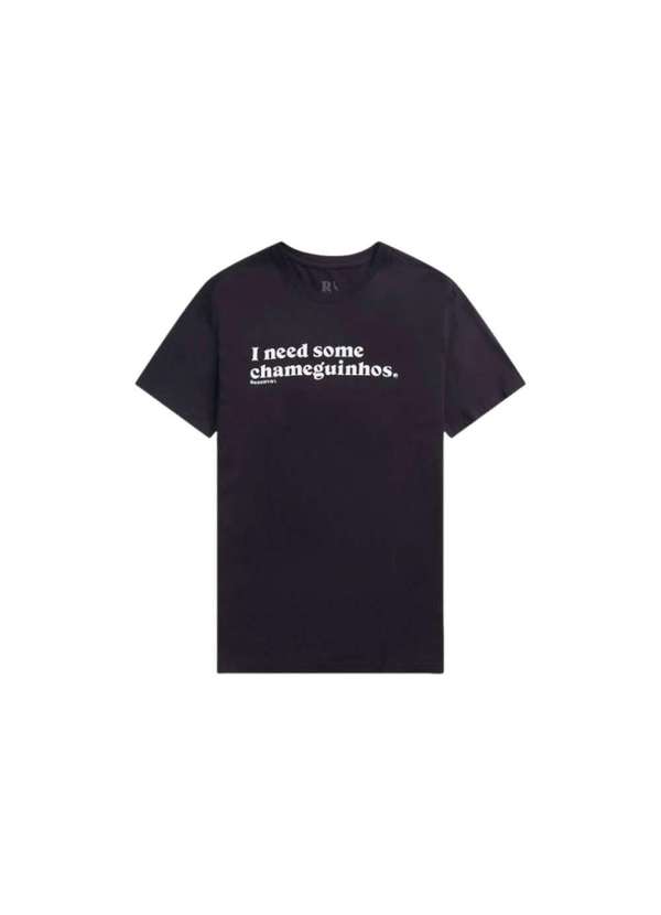 Reserva - Camiseta Estampada Chameguinhos Reserva Preto