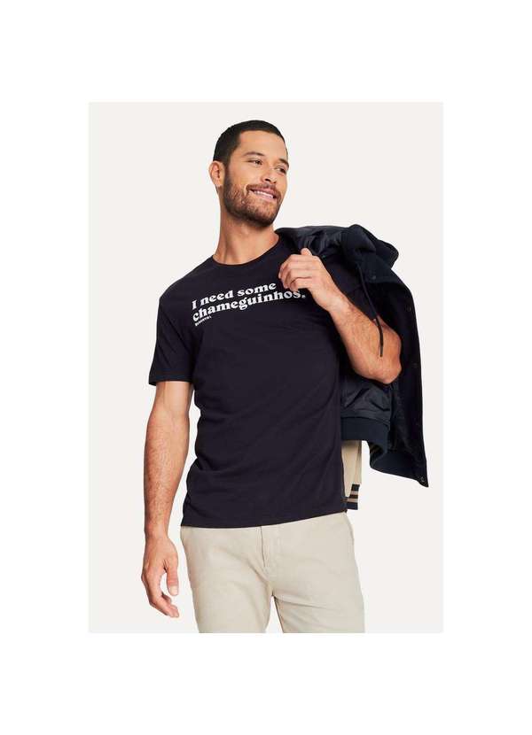 Reserva - Camiseta Estampada Chameguinhos Reserva Preto 4