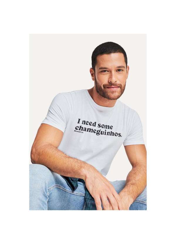 Reserva - Camiseta Estampada Chameguinhos Reserva Branco 4
