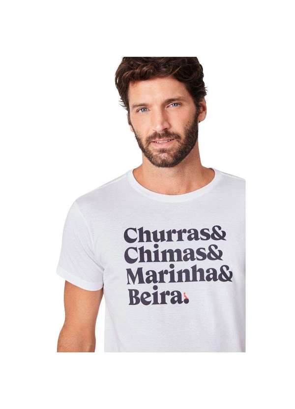 Reserva - Camiseta Estampada Churras Inter Reserva Branco