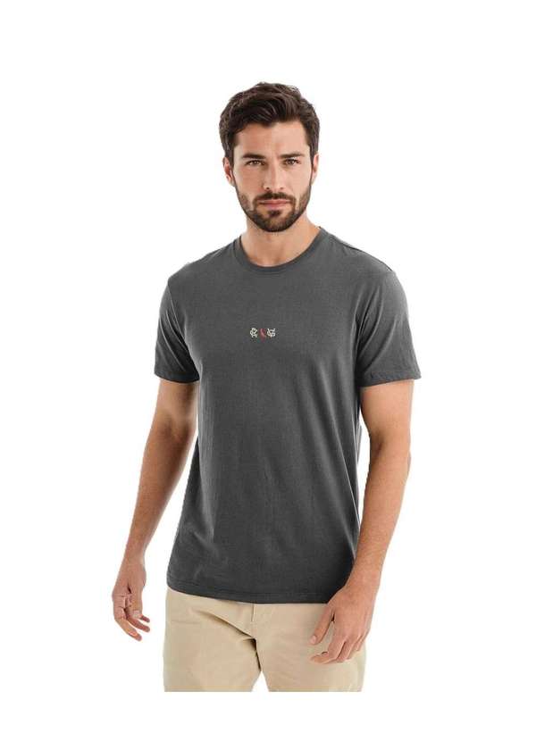 Reserva - Camiseta Estampada Cruz Malta Reserva Grafite