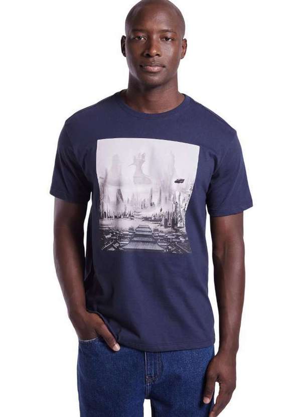 Reserva - Camiseta Estampada Cyber Reserva Marinho
