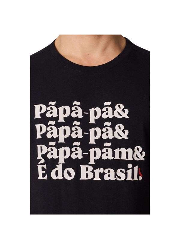 Reserva - Camiseta Estampada e do Brasil Senna Reserva Preto