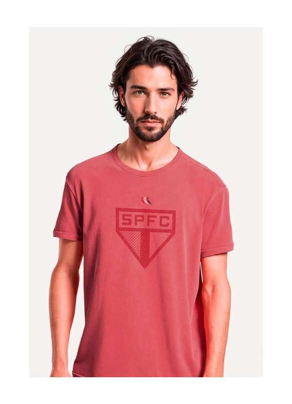 Reserva - Camiseta Estampada Escudo Tripp São Paulo Reserva Vermelho Stoned 2