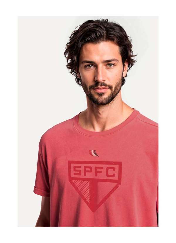 Reserva - Camiseta Estampada Escudo Tripp São Paulo Reserva Vermelho Stoned 3