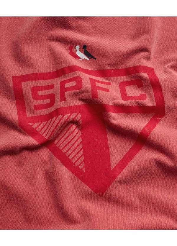 Reserva - Camiseta Estampada Escudo Tripp São Paulo Reserva Vermelho Stoned 5