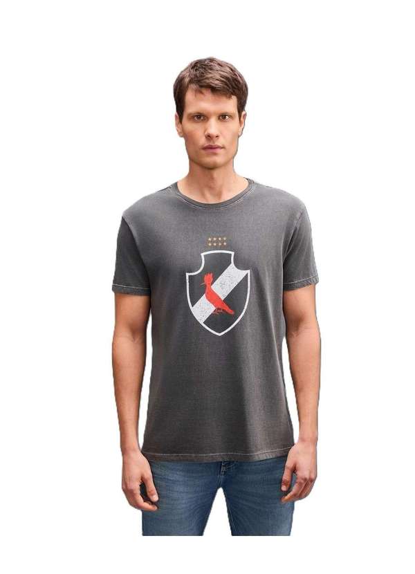 Reserva - Camiseta Estampada Escudo Vasco Reserva Preto Stoned