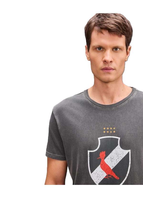 Reserva - Camiseta Estampada Escudo Vasco Reserva Preto Stoned 2