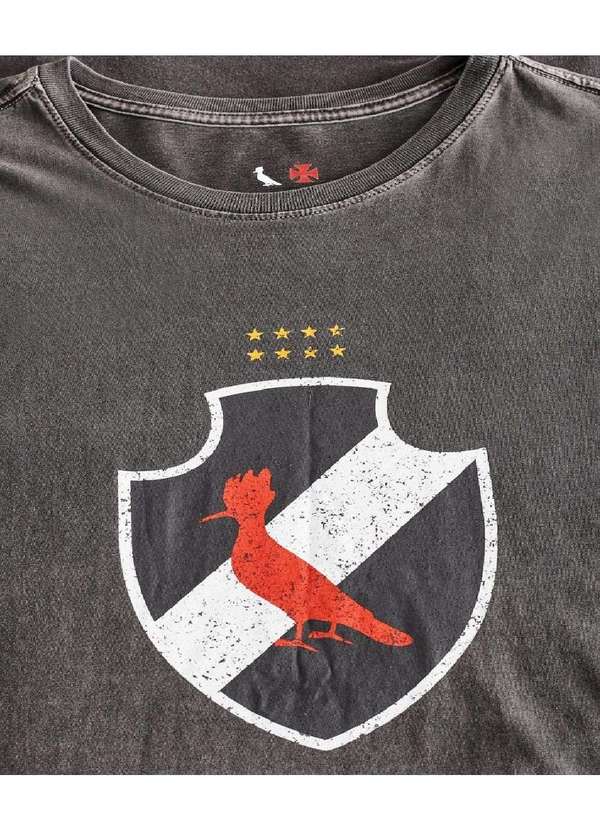 Reserva - Camiseta Estampada Escudo Vasco Reserva Preto Stoned 5