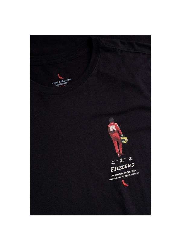 Reserva - Camiseta Estampada F1 Legend Senna Reserva Preto 5