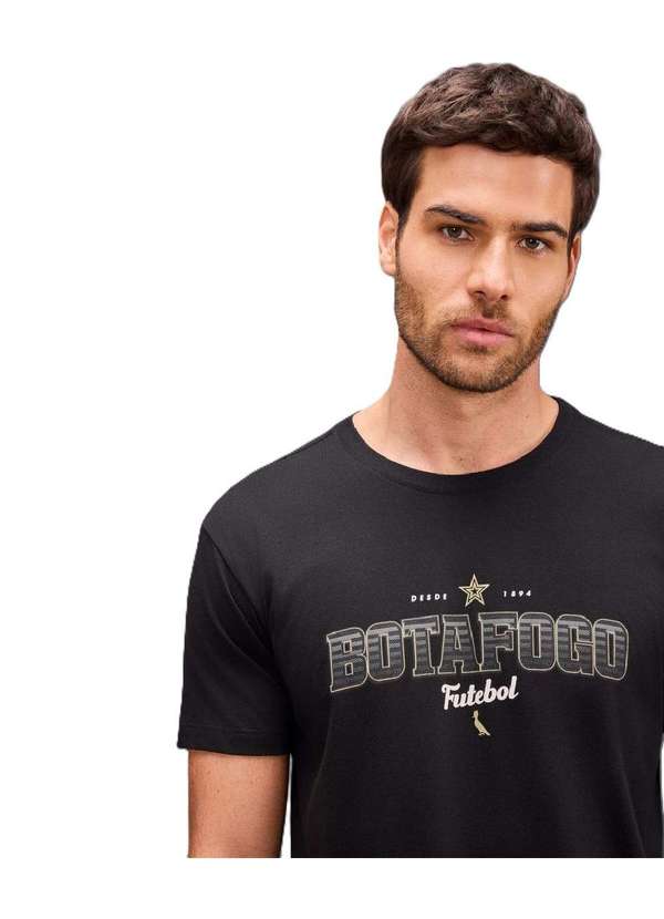 Reserva - Camiseta Estampada Futebol Botafogo Reserva Preto 2