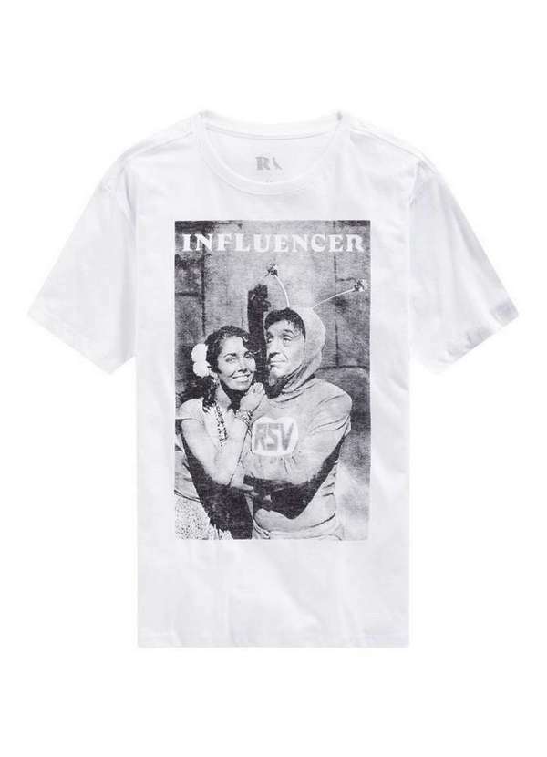 Reserva - Camiseta Estampada Influencer Herói Reserva Branco