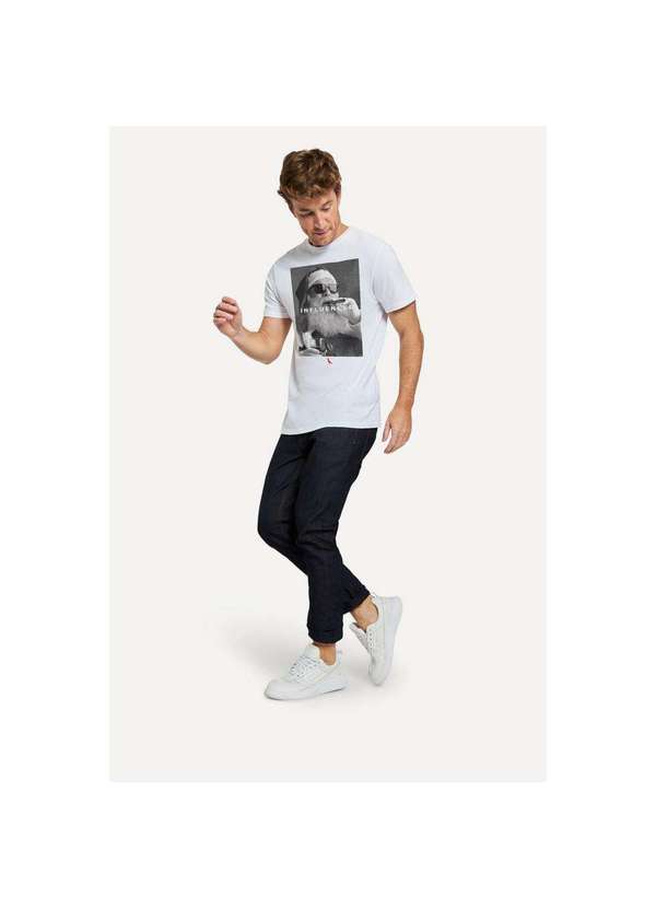 Reserva - Camiseta Estampada Influencer Papai Noel Reserva Branco 3