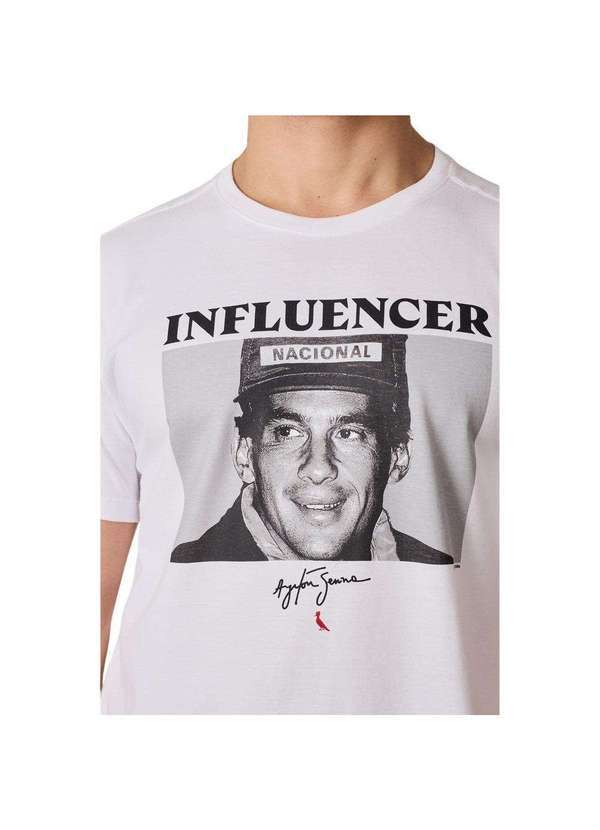 Reserva - Camiseta Estampada Influencer Senna Reserva Branco