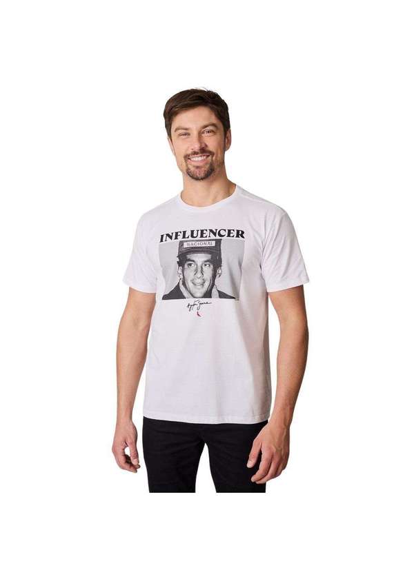 Reserva - Camiseta Estampada Influencer Senna Reserva Branco 2