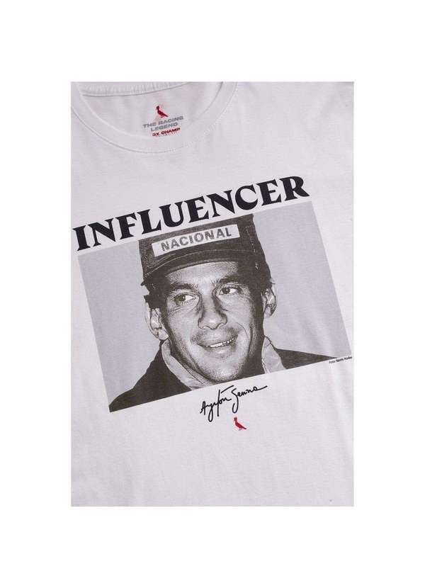 Reserva - Camiseta Estampada Influencer Senna Reserva Branco 5