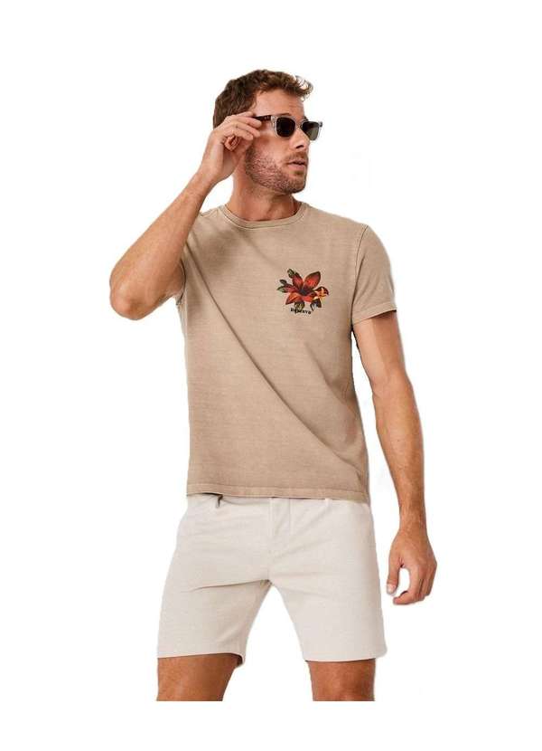 Reserva - Camiseta Estampada Jardim Reserva Bege 1