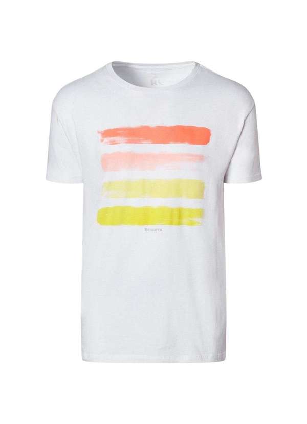 Reserva - Camiseta Estampada Listras Sun Reserva Branco