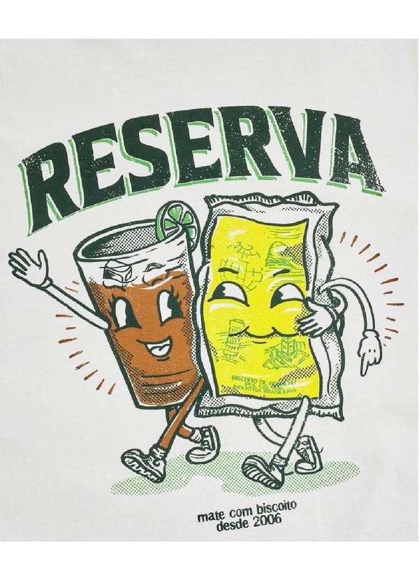 Reserva - Camiseta Estampada Mate com Biscoito Reserva Off White 4
