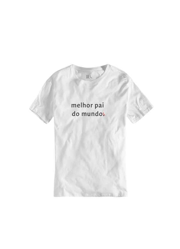 Reserva - Camiseta Estampada Melhor Pai do Mundo Reserva Branco