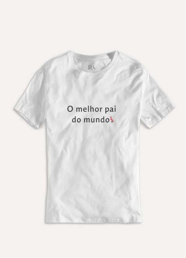 Reserva - Camiseta Estampada o Melhor Pai Reserva Branco
