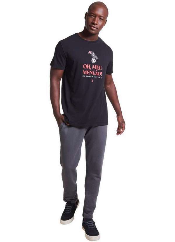 Reserva - Camiseta Estampada Oh Meu Mengão Reserva Preto