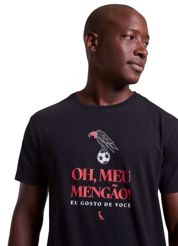Reserva - Camiseta Estampada Oh Meu Mengão Reserva Preto 3