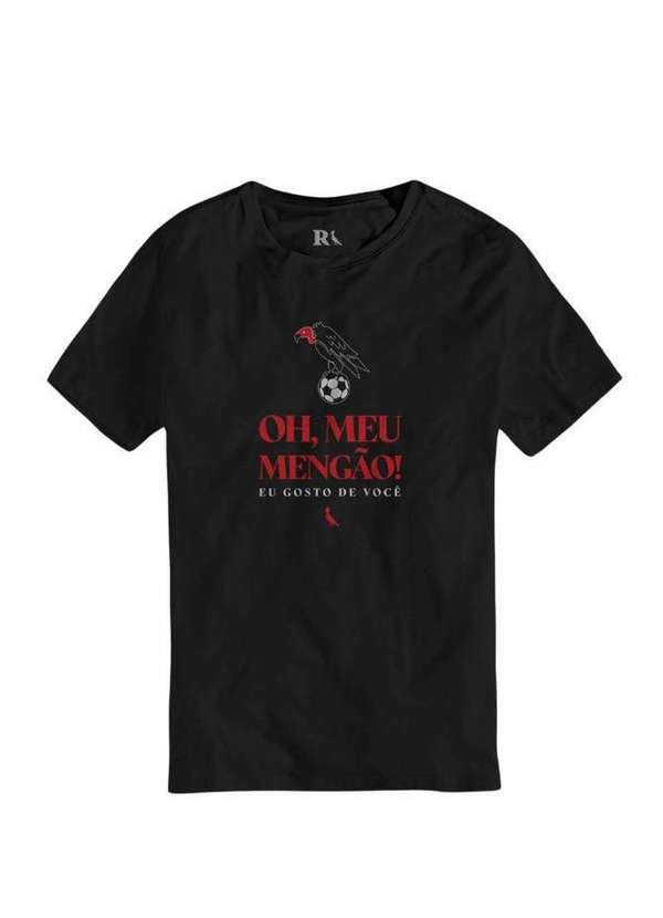Reserva - Camiseta Estampada Oh Meu Mengão Reserva Preto 4